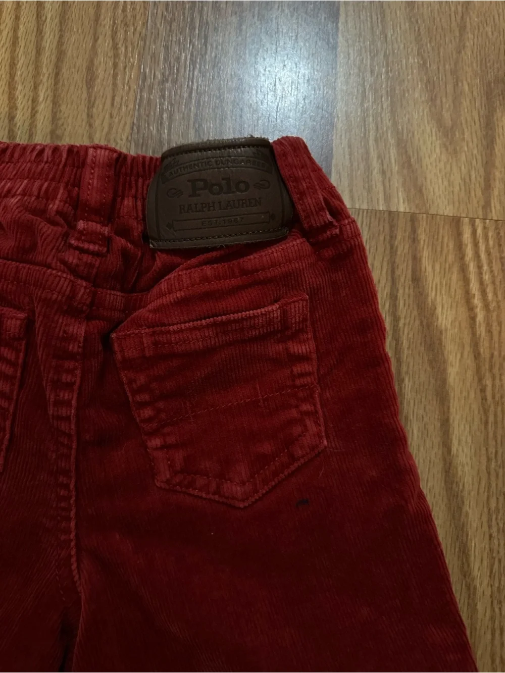 Red Ralph Lauren Corduroy Pants (24 months)